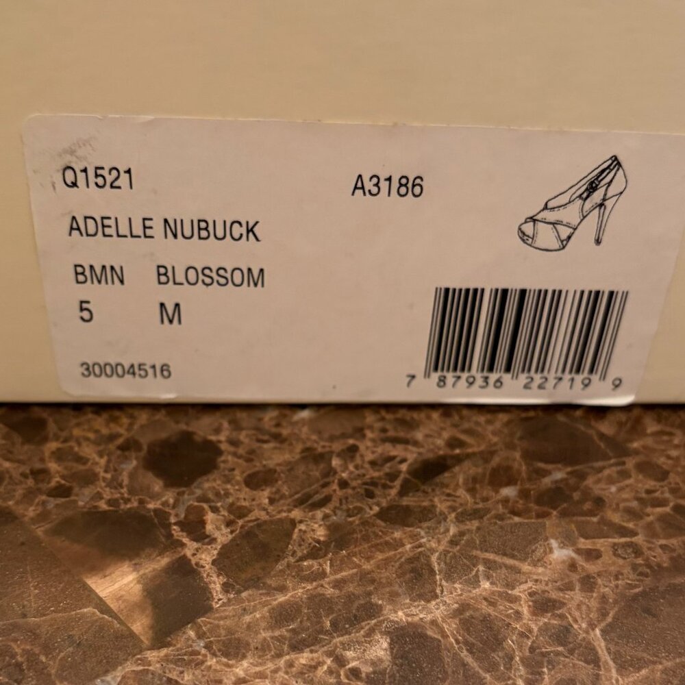 Coach Adelle Nubuck Blossom Colored Platform Heels (Size 5) - Picture 15 of 15